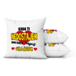 Kada Ti Nedostajem Samo Čvrsto Zagrli Ovaj Jastuk - Slika 2