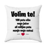 Volim Te 100 Puta Više Nego Jučer Ali Milijun Puta Manje Nego